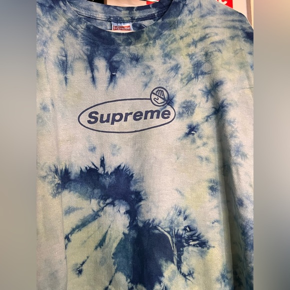 Supreme custom Tie-Dye warning tee - Picture 2 of 10